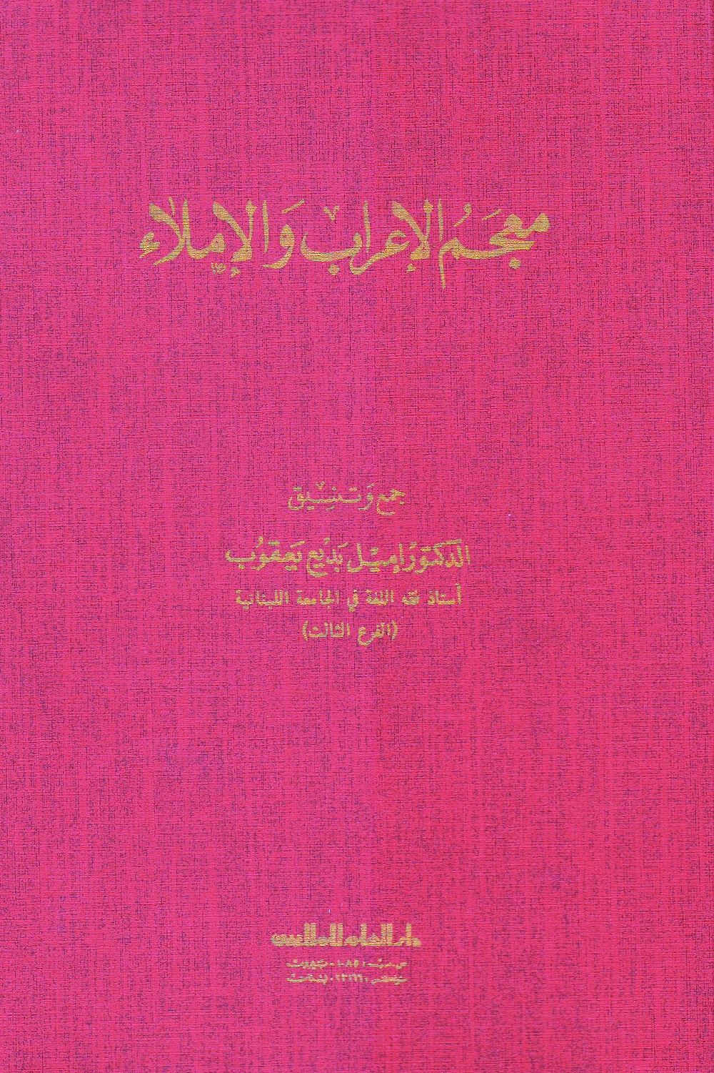 معجم الإعراب و الإملاء/ جلدسخت