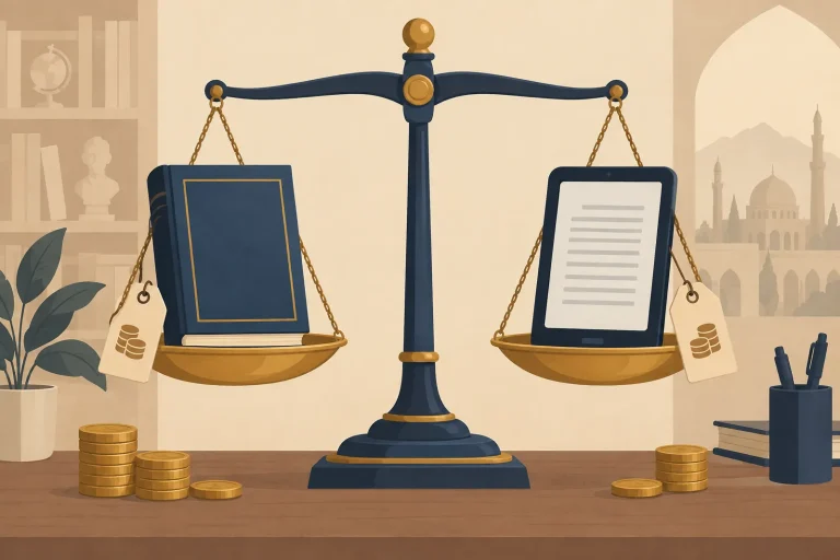 قیمتگذاری کتاب الکترونیکی و جزوه؛ چند بفروشیم؟