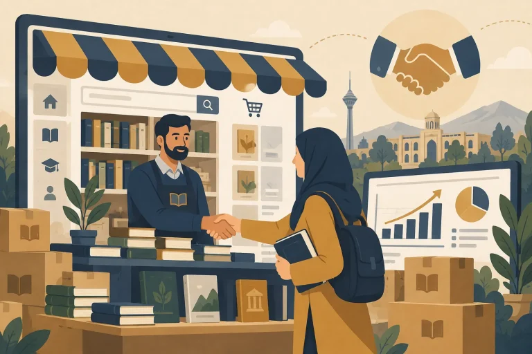 راهنمای ناشران: فروش آنلاین کتاب در بازارگاه کتابفای؛ کمیسیون، تسویه و پنل فروش